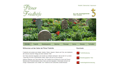 Desktop Screenshot of friedhof-ploen.de